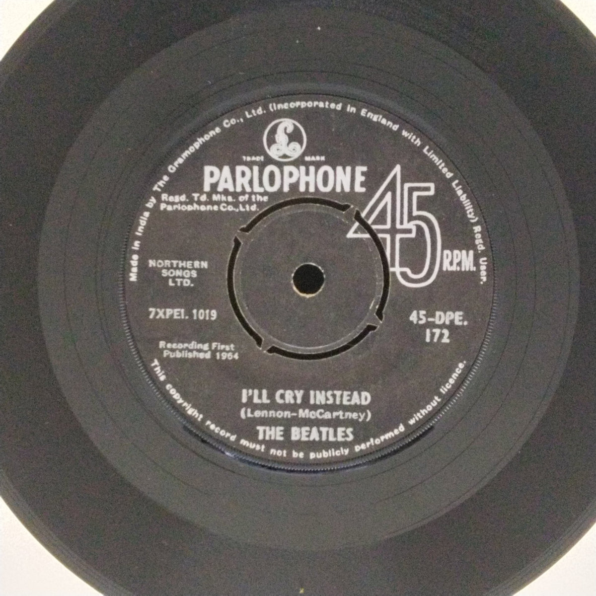The Beatles - I'll Cry Instead / Tell Me Why (45-RPM)