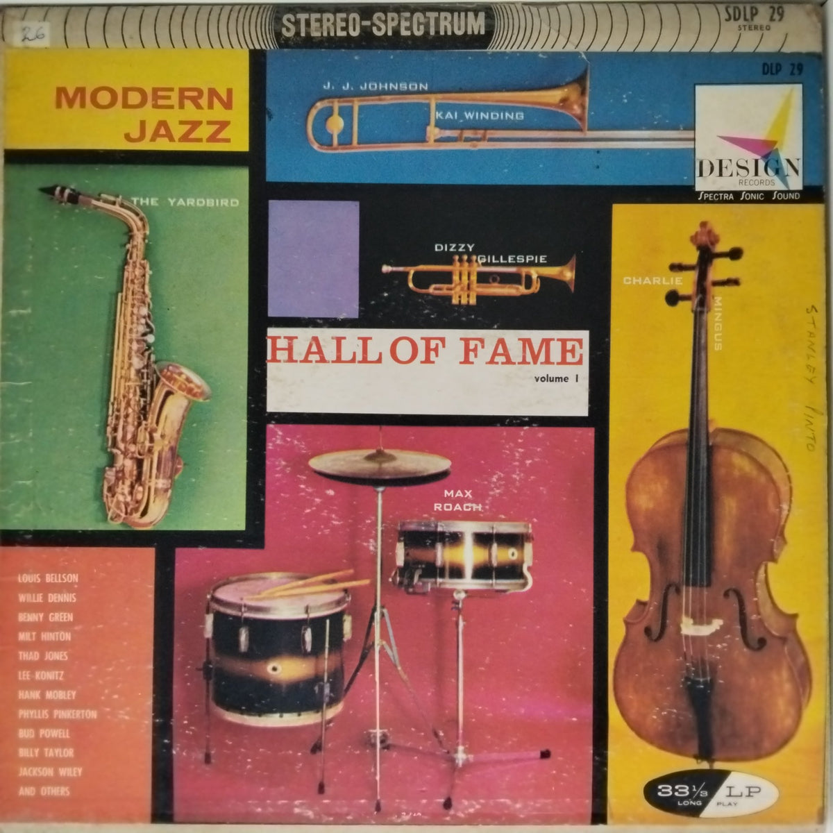 Dizzy Gillespie, Max Roach, Charlie Mingus - Modern Jazz Hall of Fame volume 1 (Vinyl)