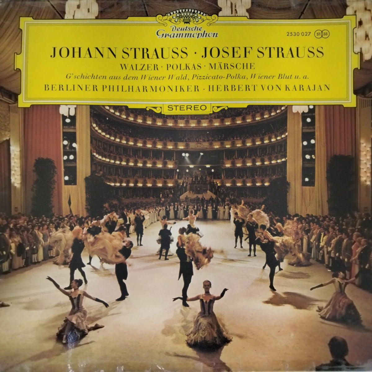 Johann Strauss, Josef Strauss, Berliner Philharmoniker, Herbert von Karajan - Walzer · Polkas · Märsche (Vinyl)