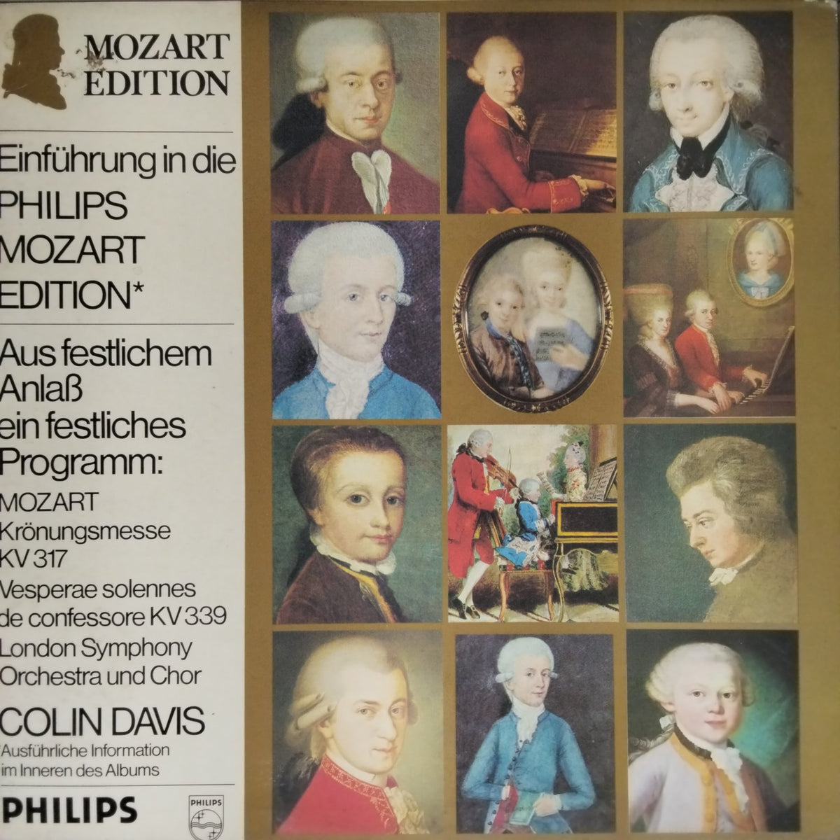 Colin Davis, London Symphony Orchestra - Mozart Krönungsmesse / Vesperae solennes de confessore KV 317 & KV 339 (Vinyl)