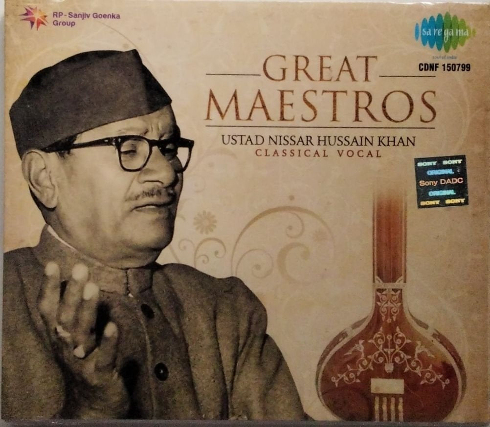 Ustad Nissar Hussain Khan - Great Maestros (CD)