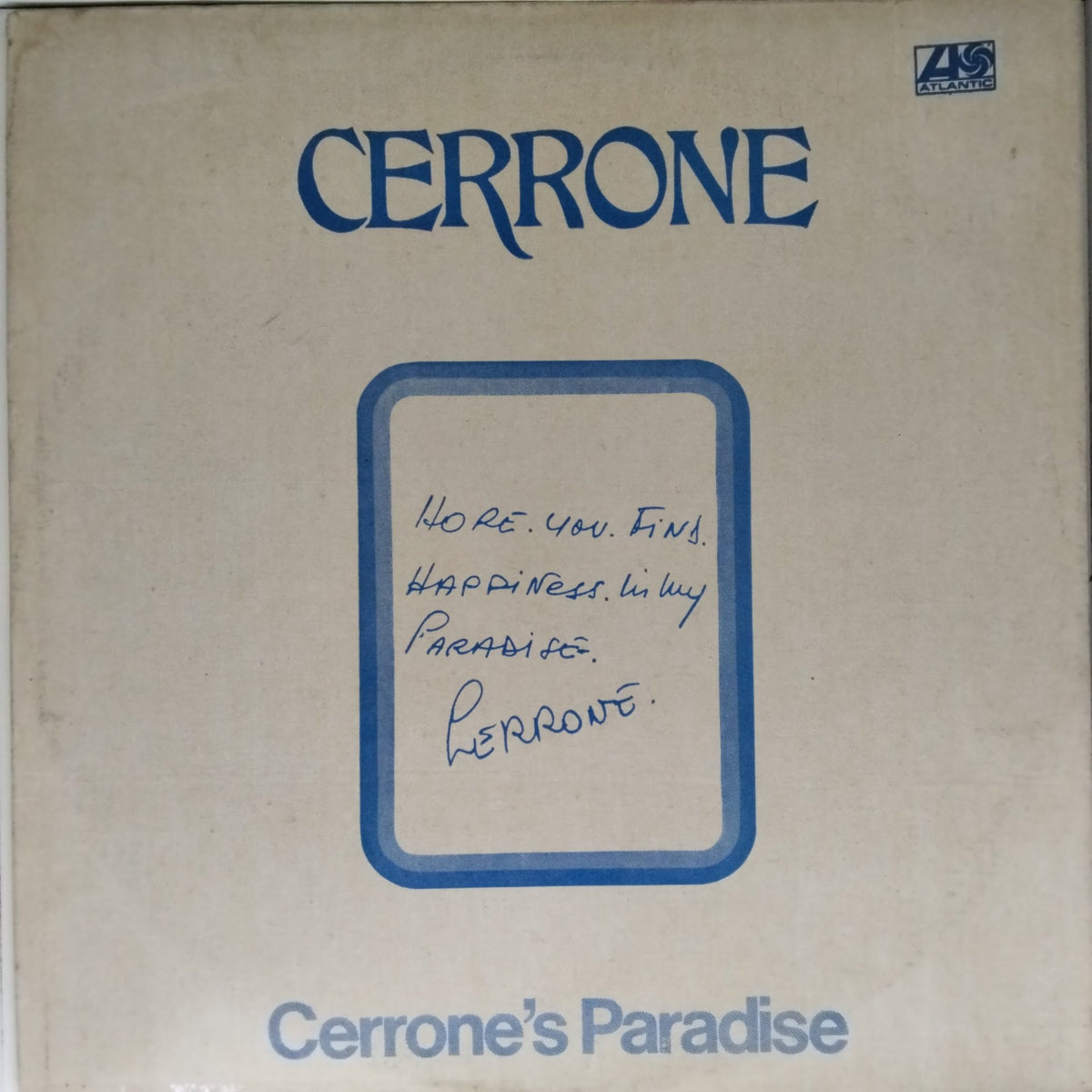 Cerrone - Cerrone's Paradise (Vinyl)