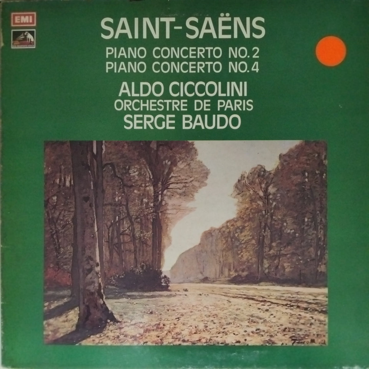 Saint-Saëns, Aldo Ciccolini, Orchestre de Paris, Serge Baudo - Piano Concerto No. 2 & No. 4 (Vinyl)