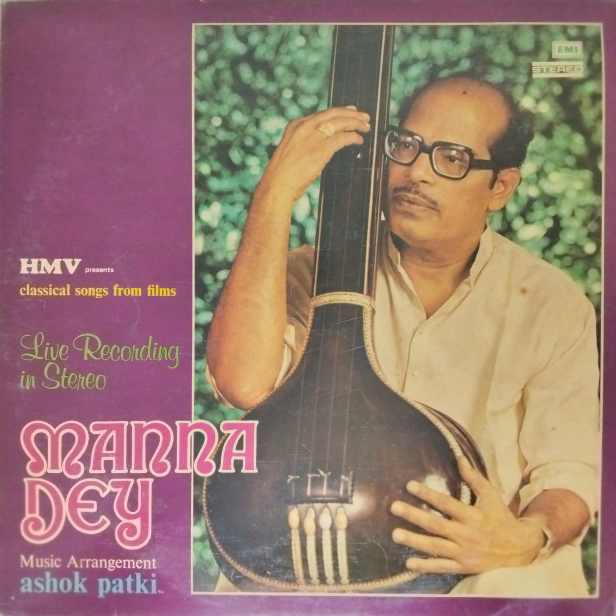 Manna Dey - HMV presents classical songs from films Live Recording in Stereo (Vinyl)