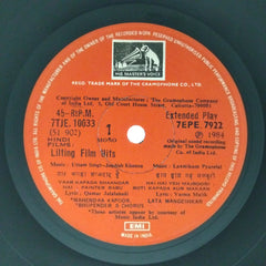 Uttam Singh, Jagdish Khanna, Laxmikant Pyarelal, Shankar Jaikishan - Lilting Film Hits (45-RPM)