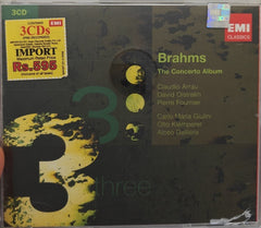Claudio Arrau, David Oistrakh, Pierre Fournier, Carlo Maria Giulini, Otto Klemperer, Alceo Galliera - Brahms The Concerto Album (CD) (3)