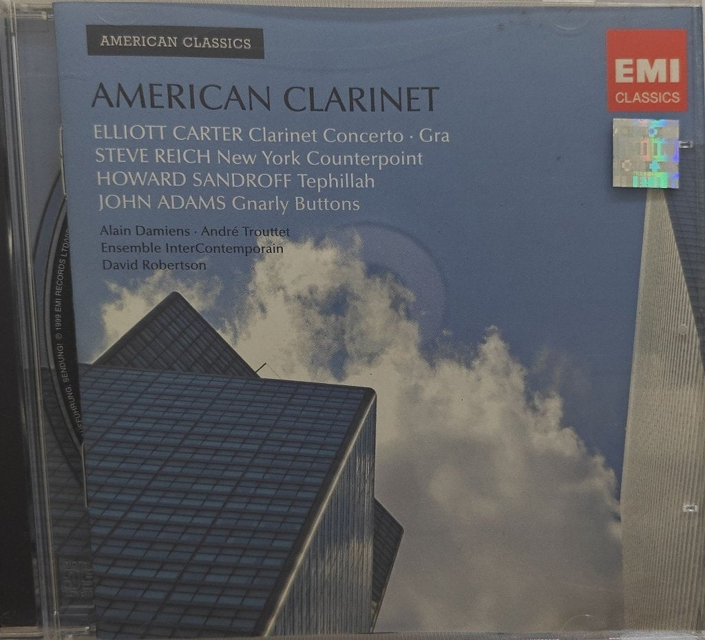 Alain Damiens, André Trouttet, Ensemble InterContemporain, David Robertson - American Clarinet (CD)