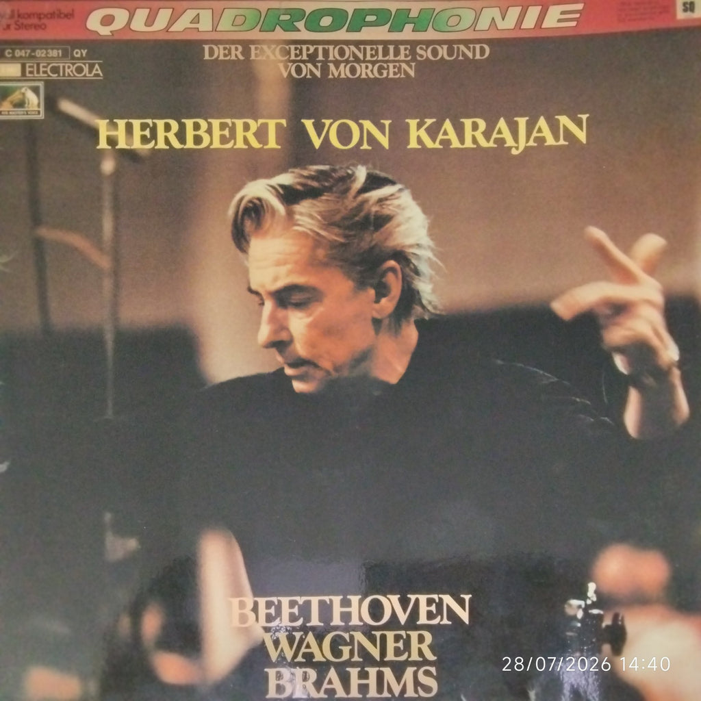 Herbert von Karajan - Beethoven Wagner Brahms (Vinyl)