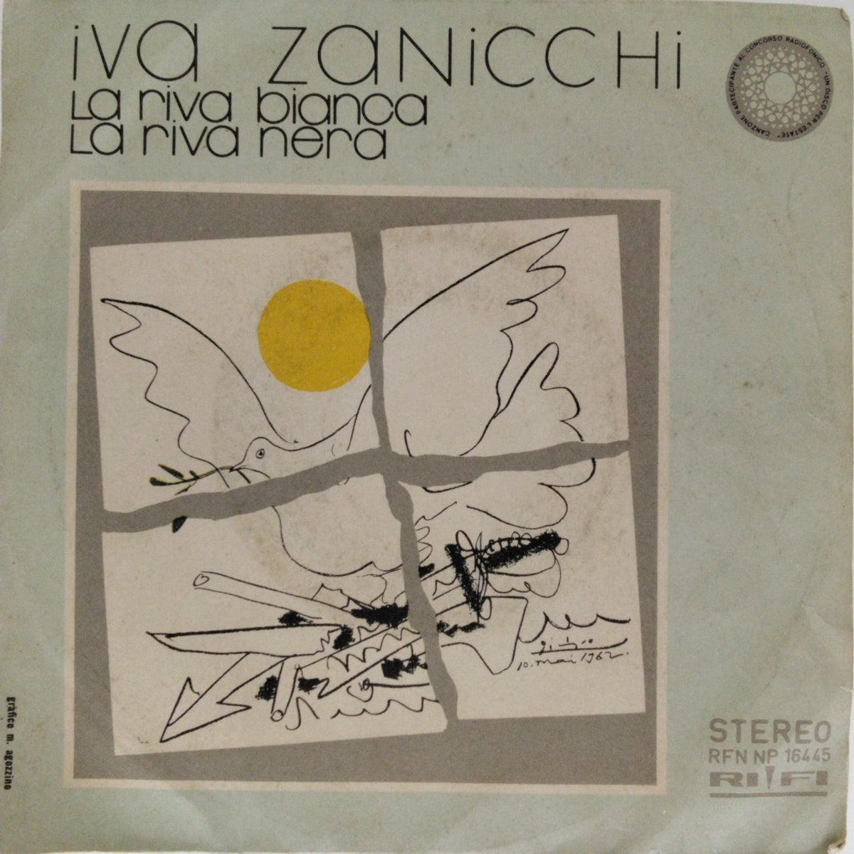 Iva Zanicchi - La Riva Bianca La Riva Nera (45-RPM)