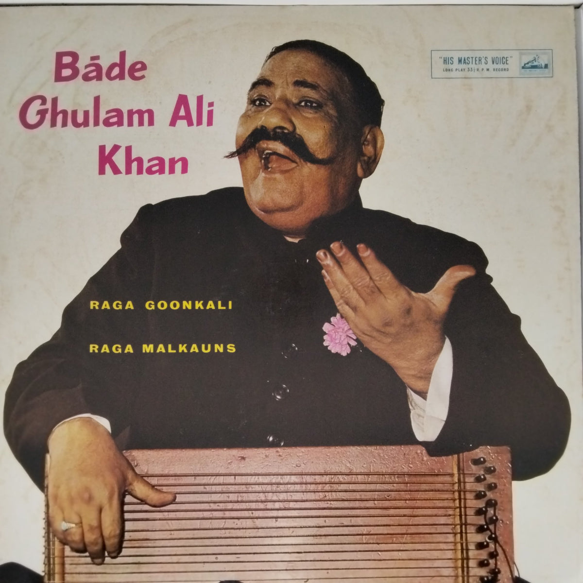Bade Ghulam Ali Khan - Raga Goonkali Raga Malkauns (Vinyl)