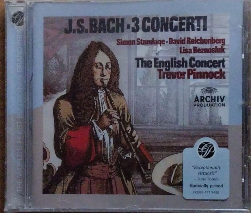 The English Concert, Trevor Pinnock - J.S. Bach: 3 Concerti (CD)