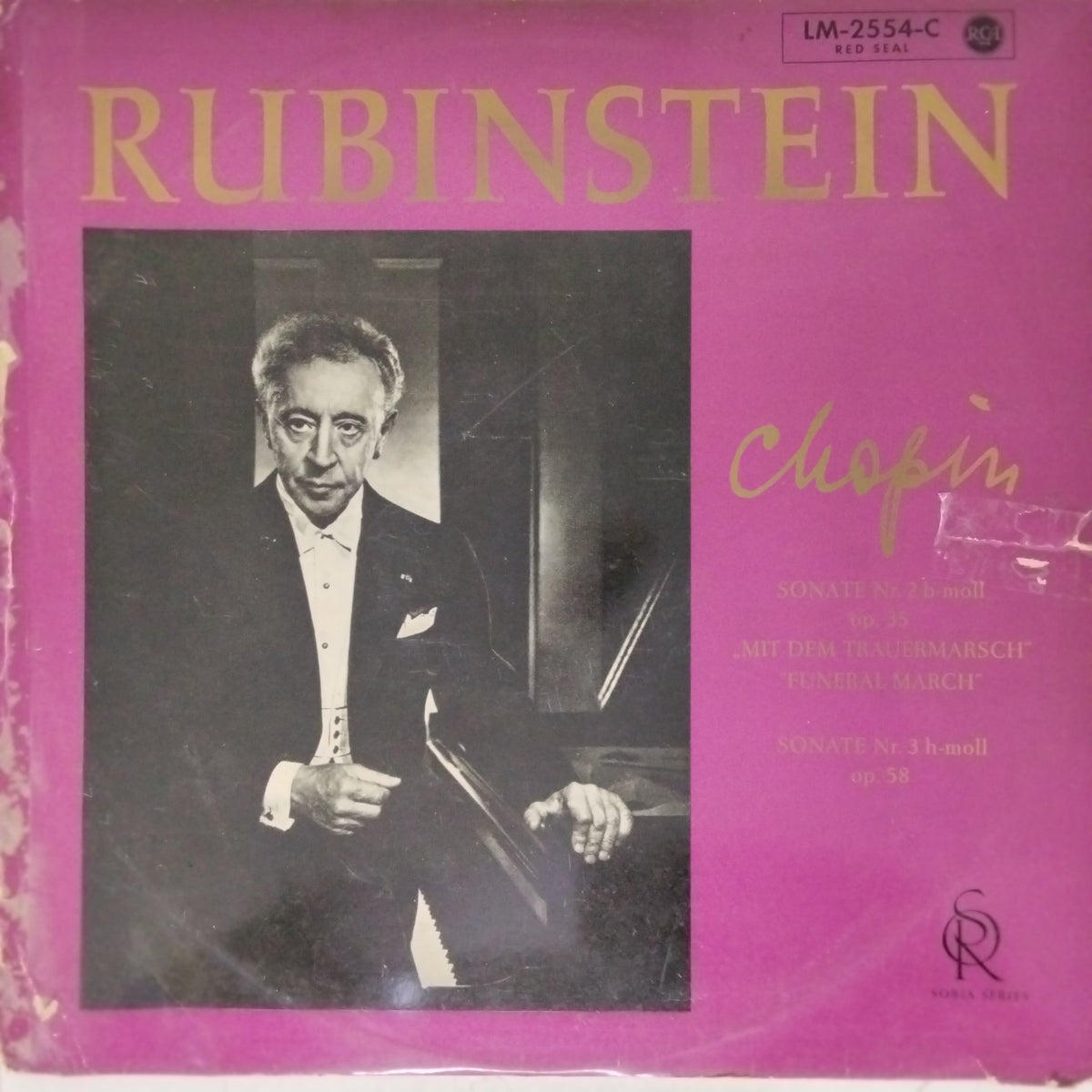 Artur Rubinstein - Sonate Nr. 2 b-moll op. 35 'Mit dem Trauermarsch' / Sonate Nr. 3 h-moll op. 58 (Vinyl)