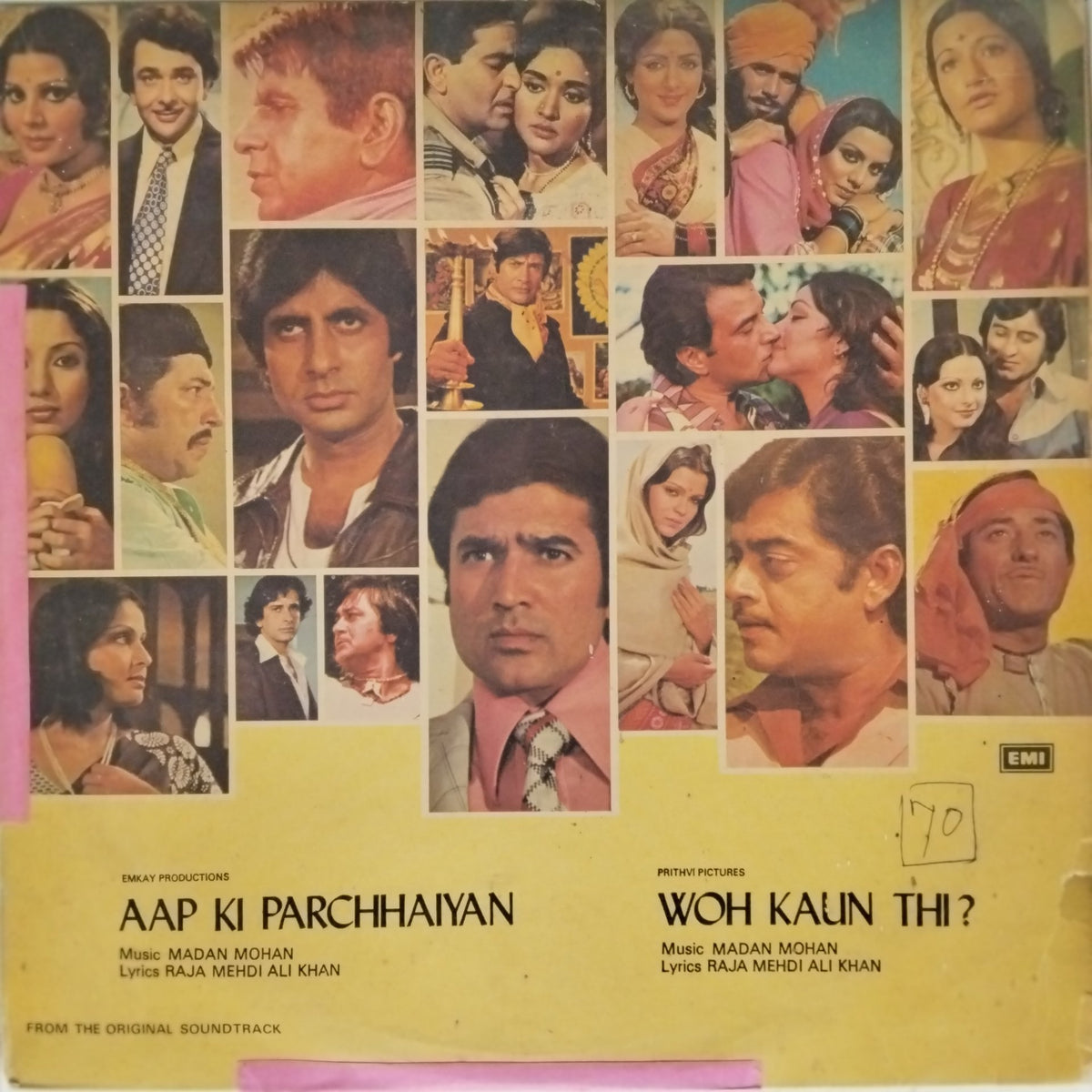 Madan Mohan - Aap Ki Parchhaiyan / Woh Kaun Thi? (Vinyl)