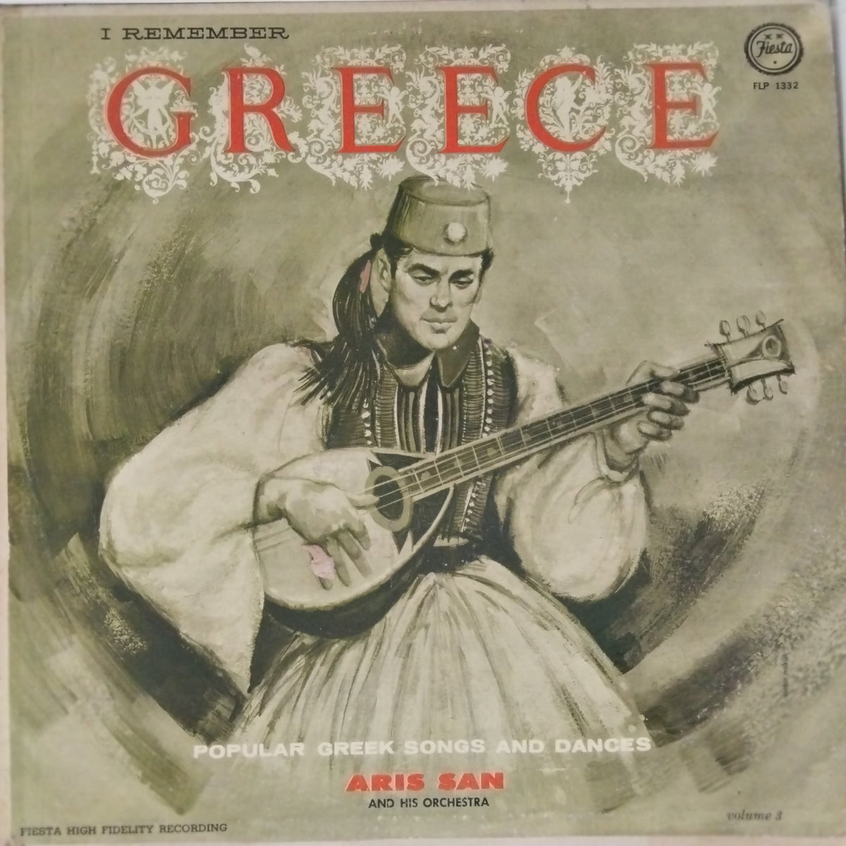 Aris San and His Orchestra - I Remember Greece (Vinyl)