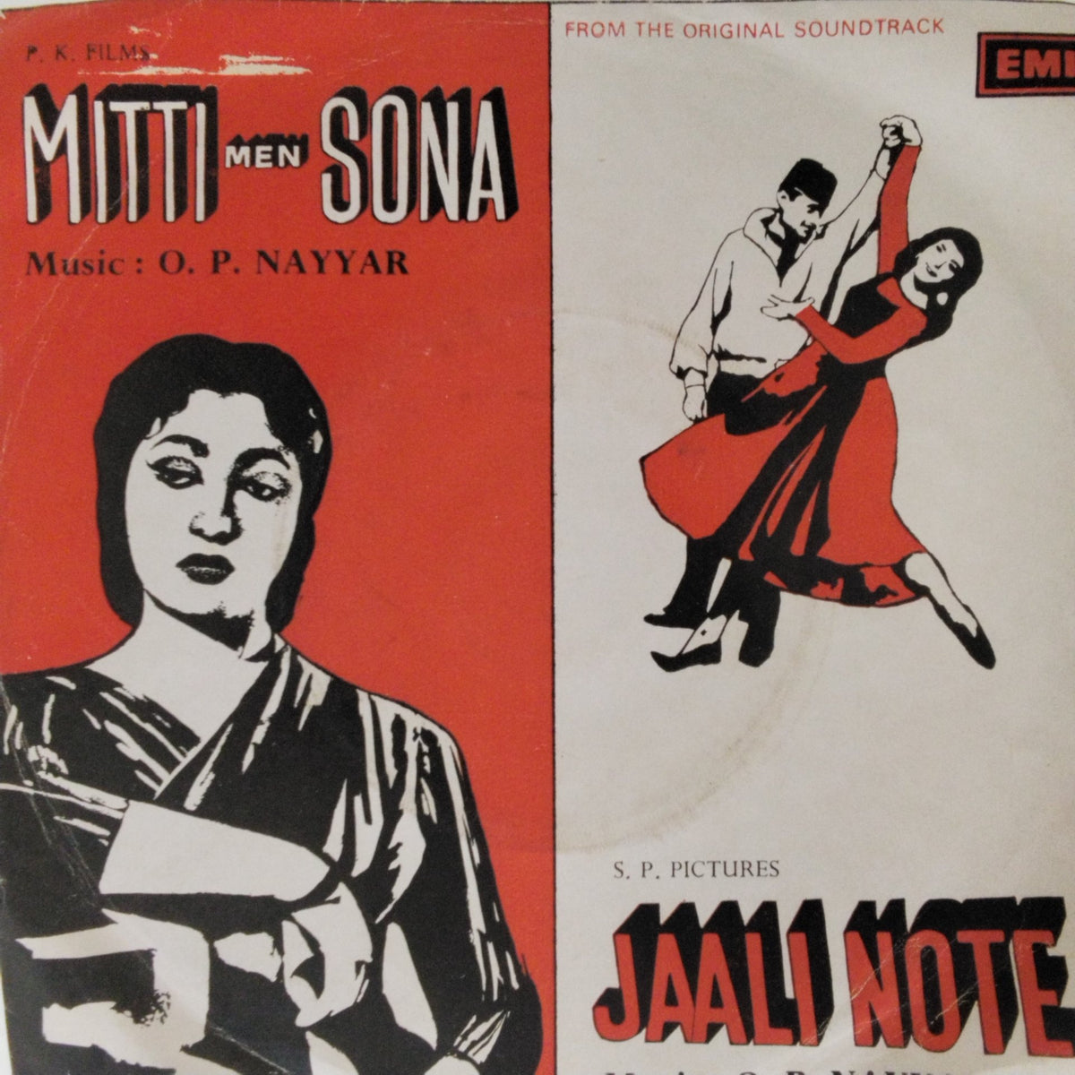 O. P. Nayyar - Mitti Men Sona / Jaali Note (45-RPM)