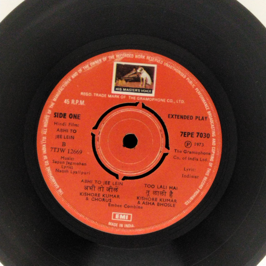 Sapan Jagmohan - Abhi To Jee Lein (45-RPM)
