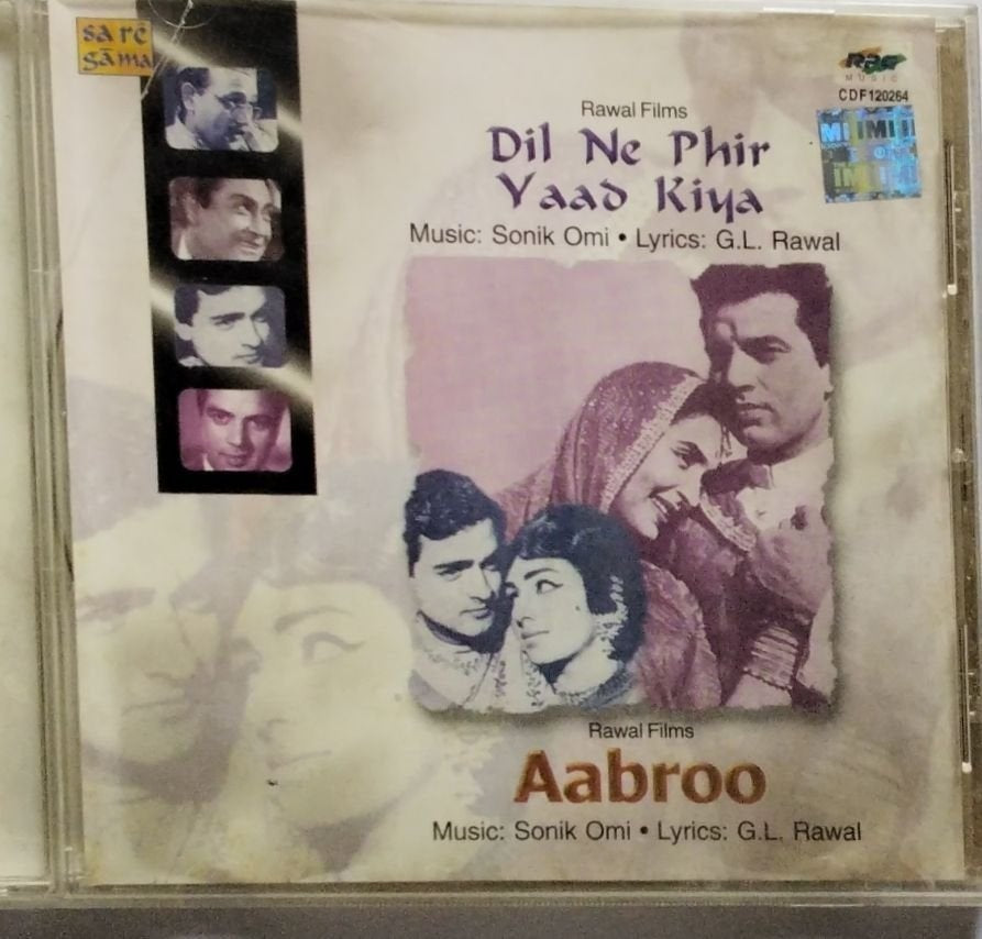 Sonik Omi - Dil Ne Phir Yaad Kiya / Aabroo (CD)