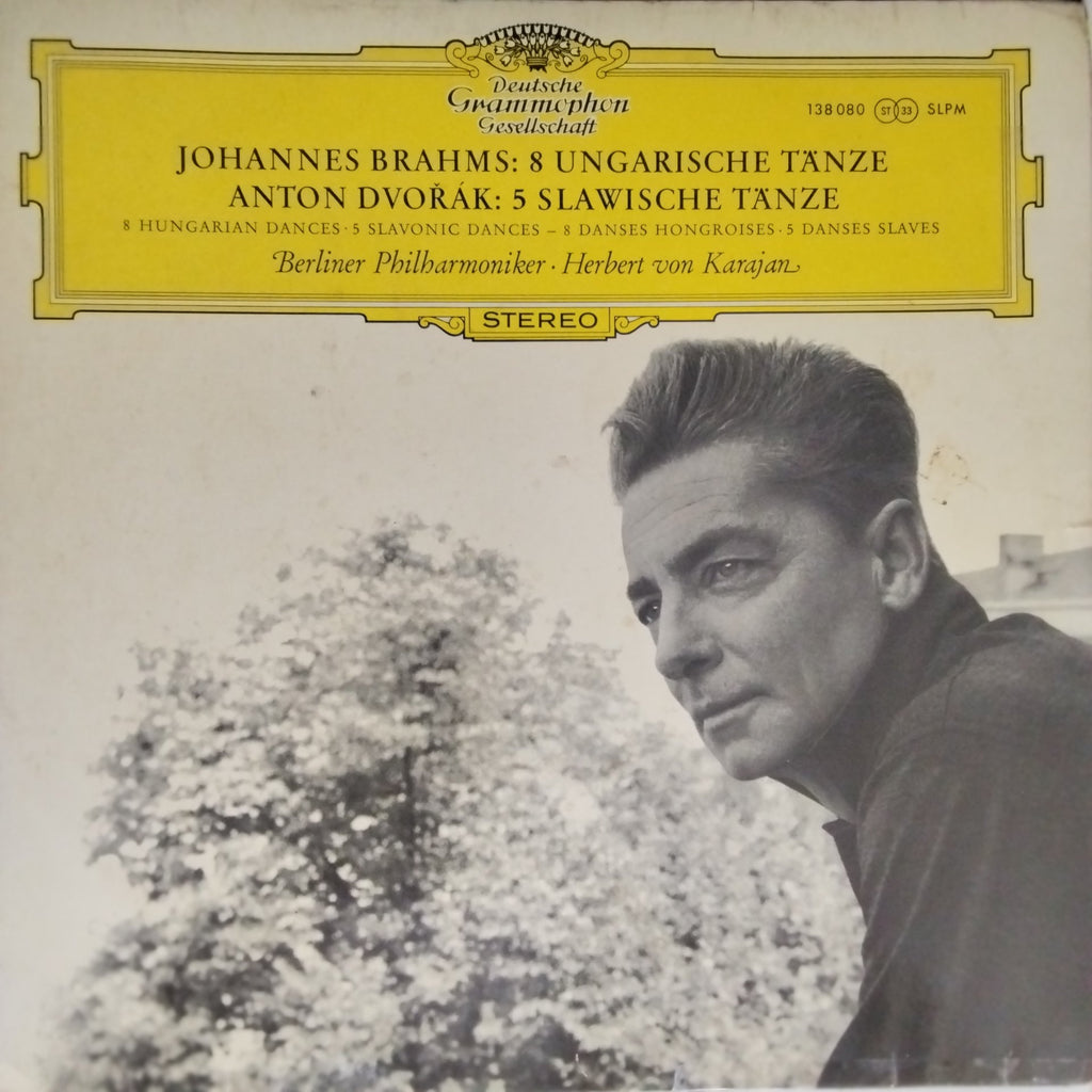 Johannes Brahms, Anton Dvorak, Berliner Philharmoniker, Herbert von Karajan - 8 Ungarische Tänze / 5 Slawische Tänze (Vinyl)