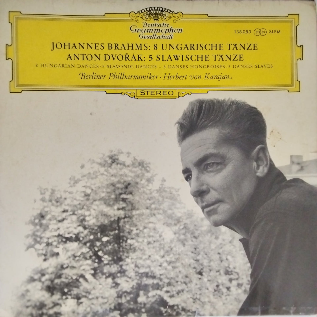 Johannes Brahms, Anton Dvorak, Berliner Philharmoniker, Herbert von Karajan - 8 Ungarische Tänze / 5 Slawische Tänze (Vinyl)