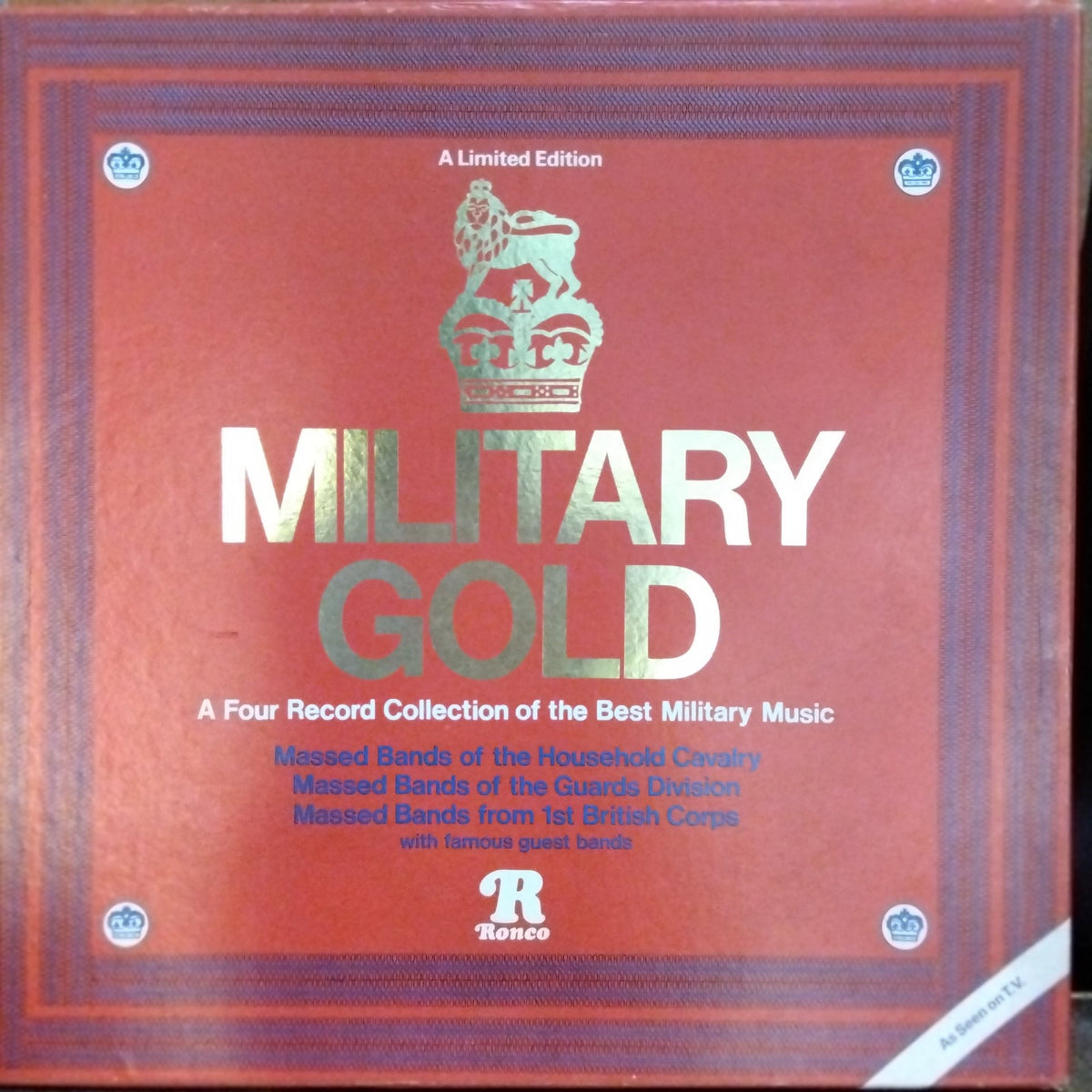 Massed Bands of the Household Cavalry, Massed Bands of the Guards Division, Massed Bands from 1st British Corps - Military Gold (Vinyl) (4)