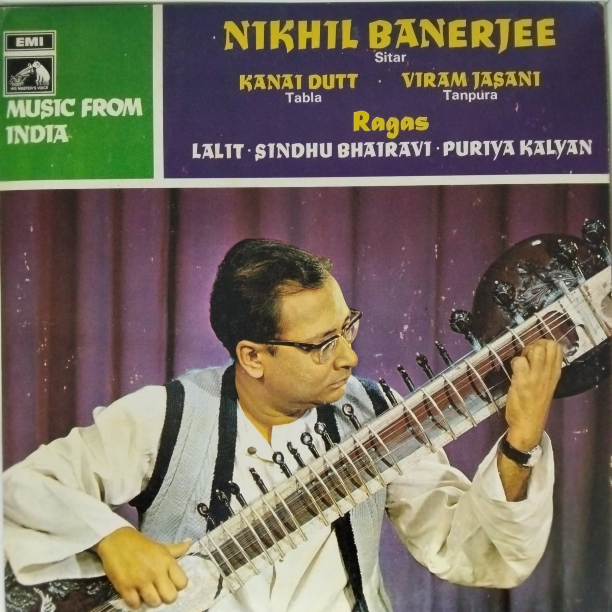 Nikhil Banerjee - Ragas: Lalit/Sindhu Bhairavi/Puriya Kalyan (Vinyl)