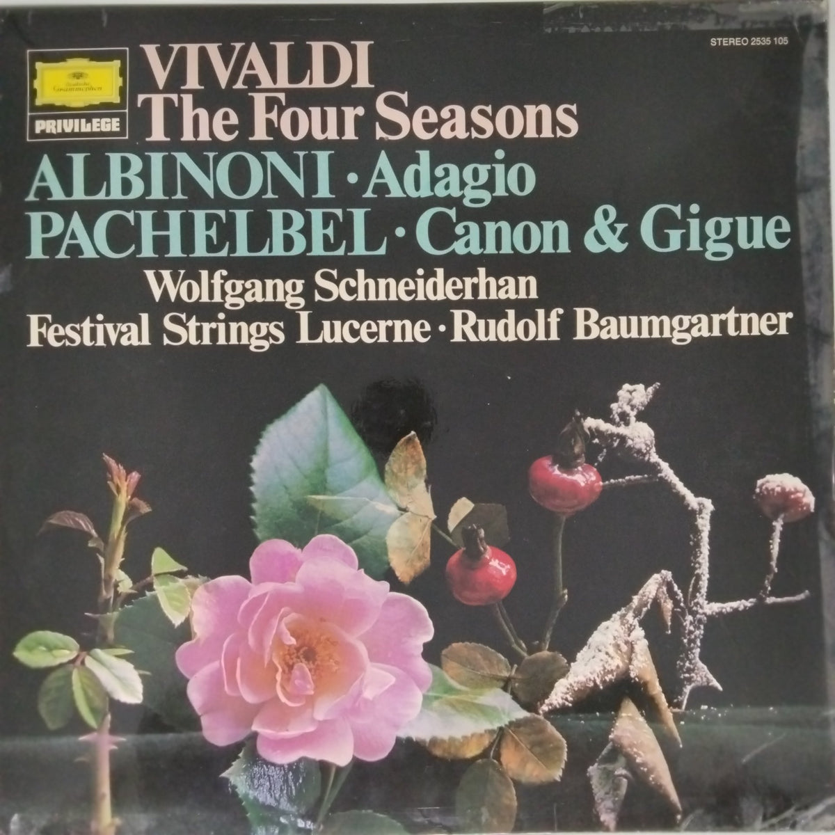 Antonio Vivaldi, Tommaso Albinoni, Johann Pachelbel, Wolfgang Schneiderhan, Festival Strings Lucerne, Rudolf Baumgartner - The Four Seasons (Vinyl)