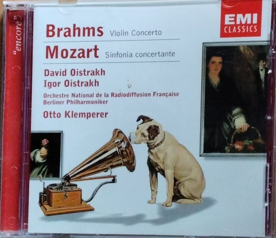 David Oistrakh, Igor Oistrakh, Otto Klemperer - Brahms: Violin Concerto / Mozart: Sinfonia concertante (CD)