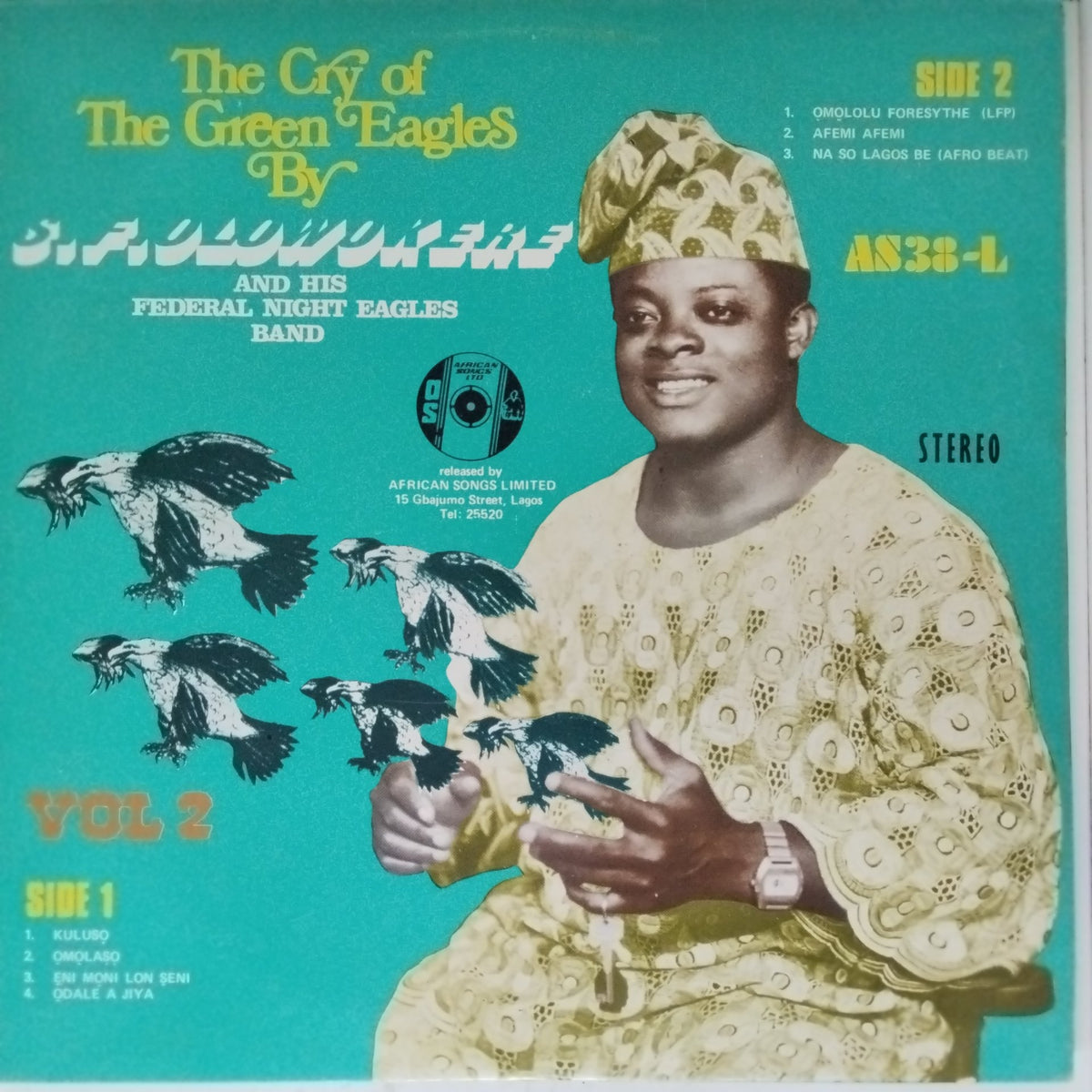 S.F. Olowokere, Federal Night Eagles Band - The Cry of The Green Eagles (Vinyl)
