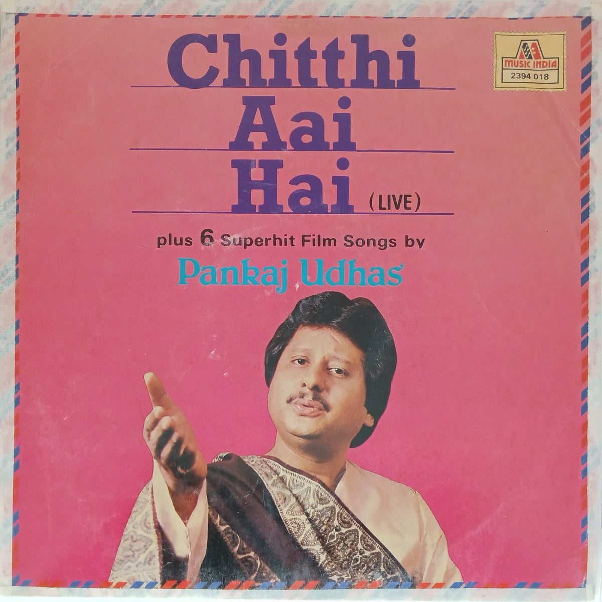 Pankaj Udhas - Chitthi Aai Hai (Live) (Vinyl)