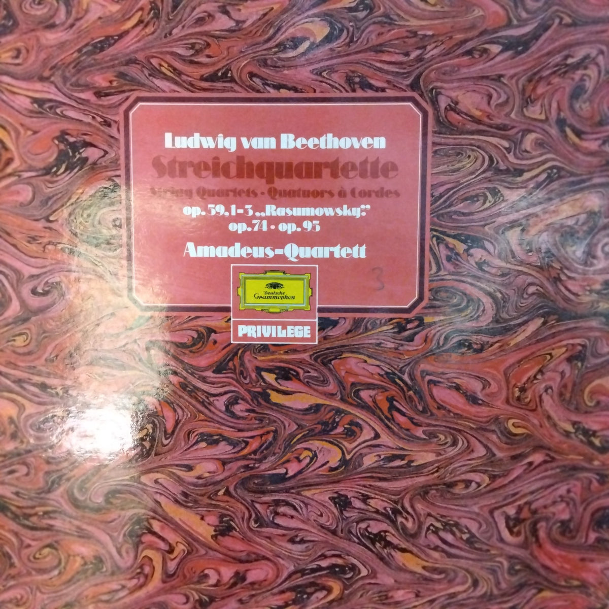 Ludwig van Beethoven, Amadeus-Quartett - Streichquartette (Vinyl) (3)