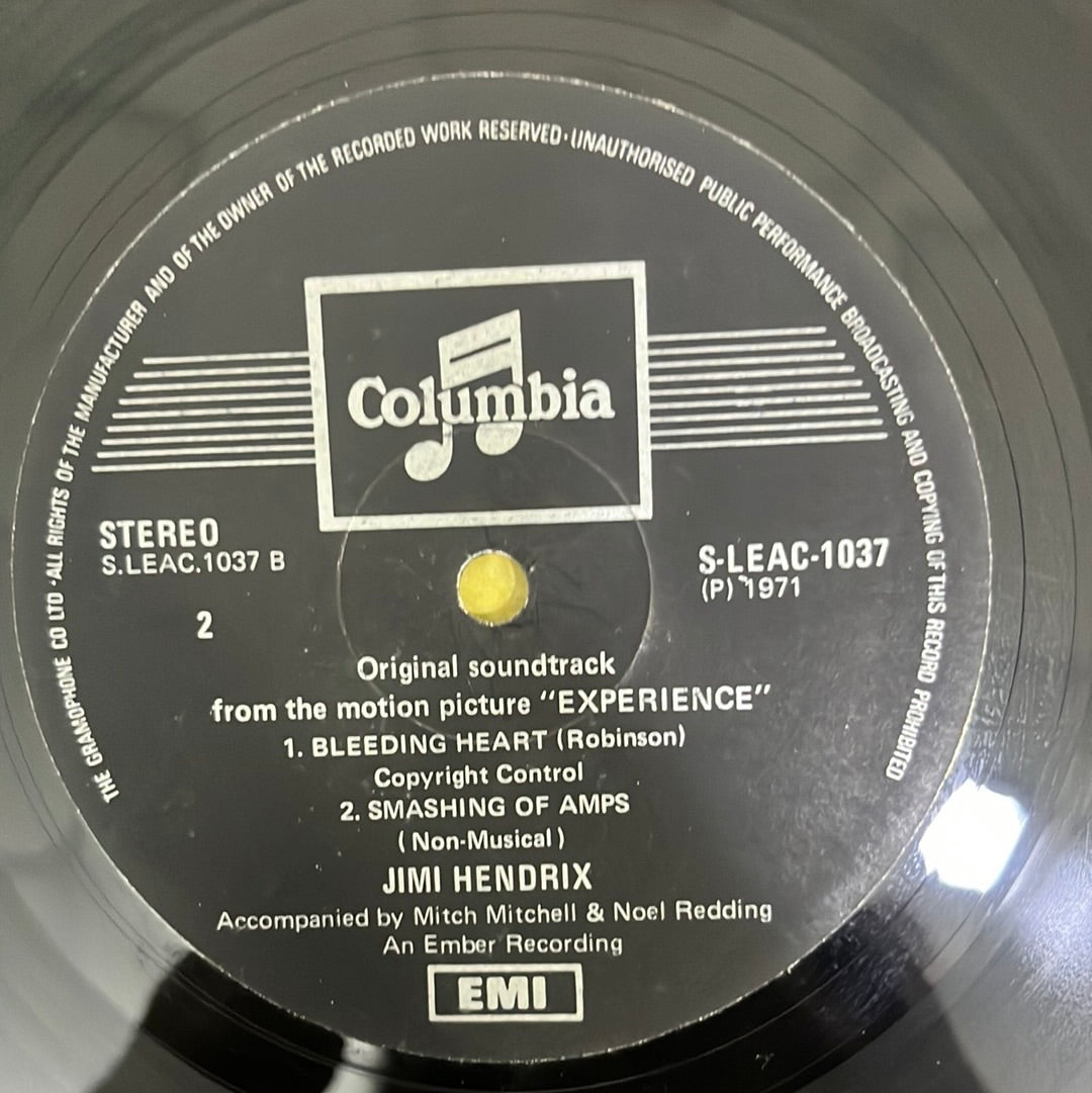 Jimi Hendrix - Original Sound Track 'Experience' (Vinyl)