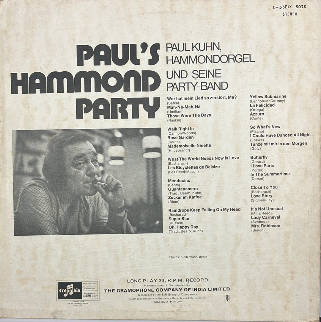 Paul Kuhn Und Seine Partyband - Paul's Hammond Party (Vinyl)