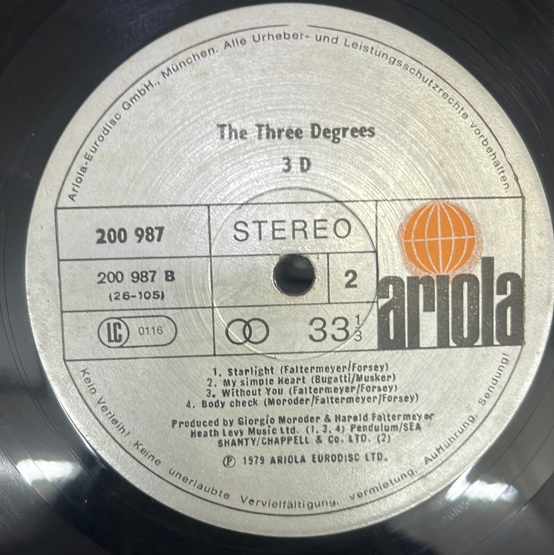 Three Degrees, The - 3D (Vinyl)