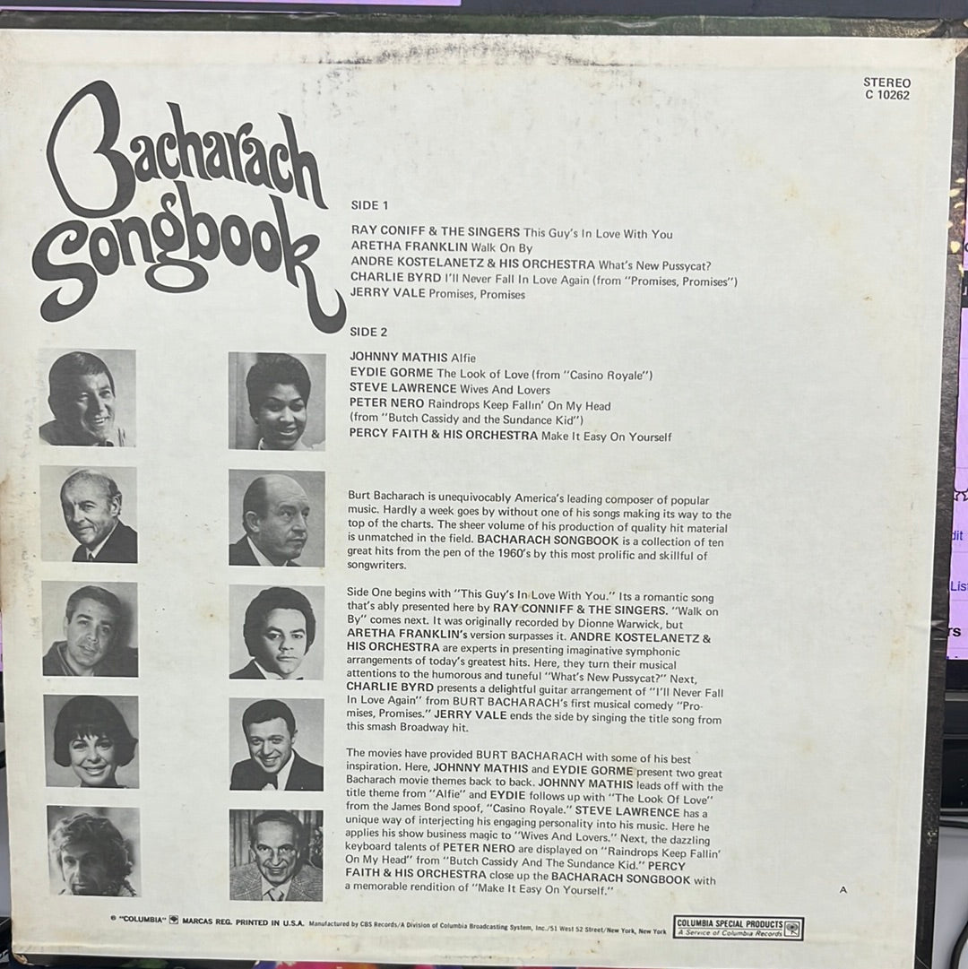 Various - Bacharach Songbook (Vinyl)