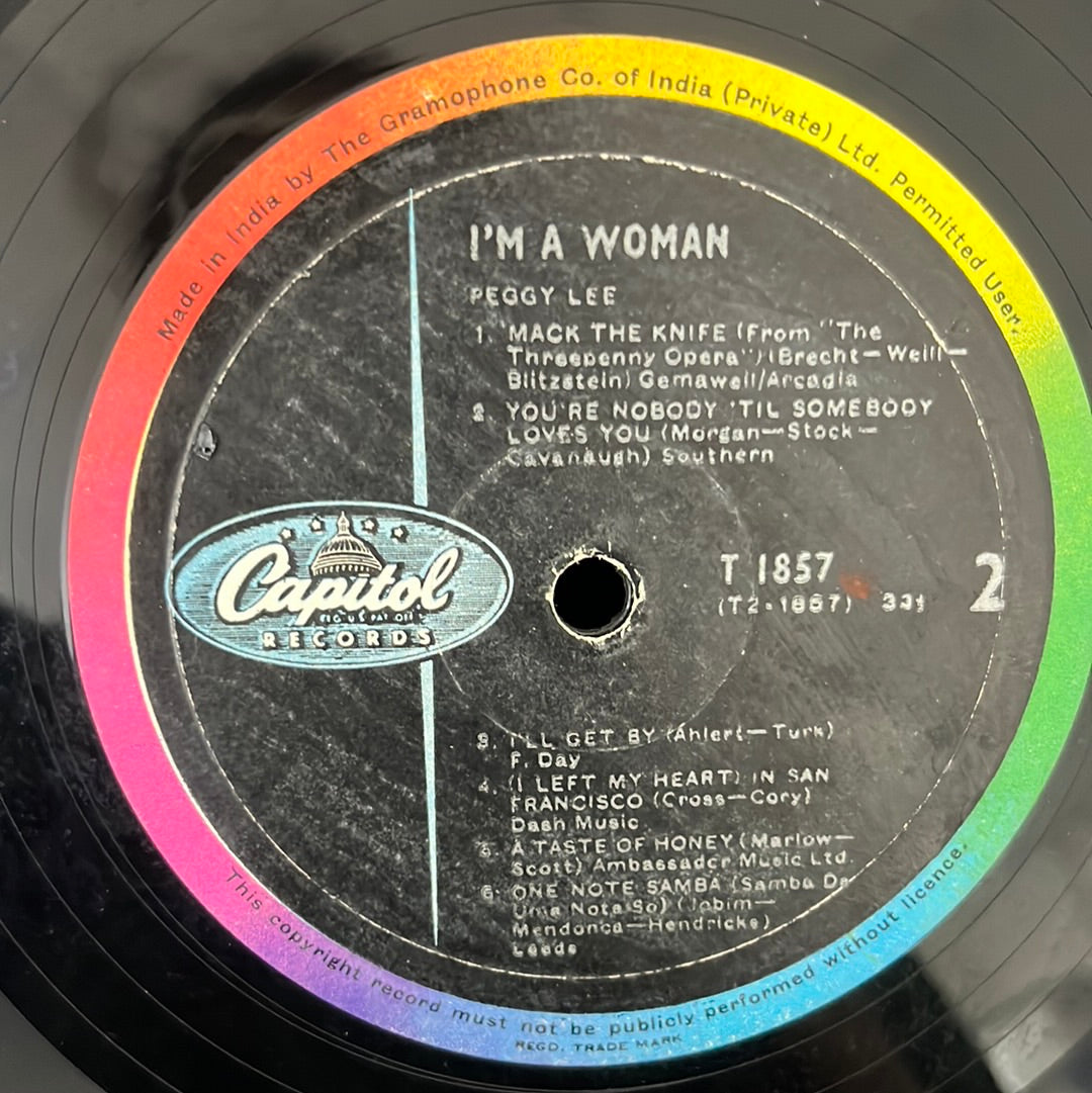 Peggy Lee - I'm A Woman (Vinyl)