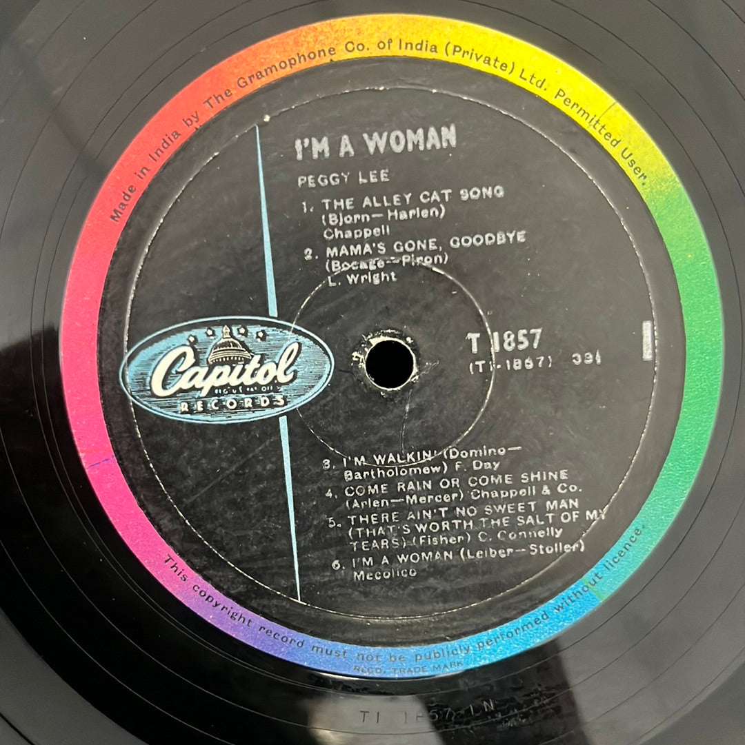 Peggy Lee - I'm A Woman (Vinyl)