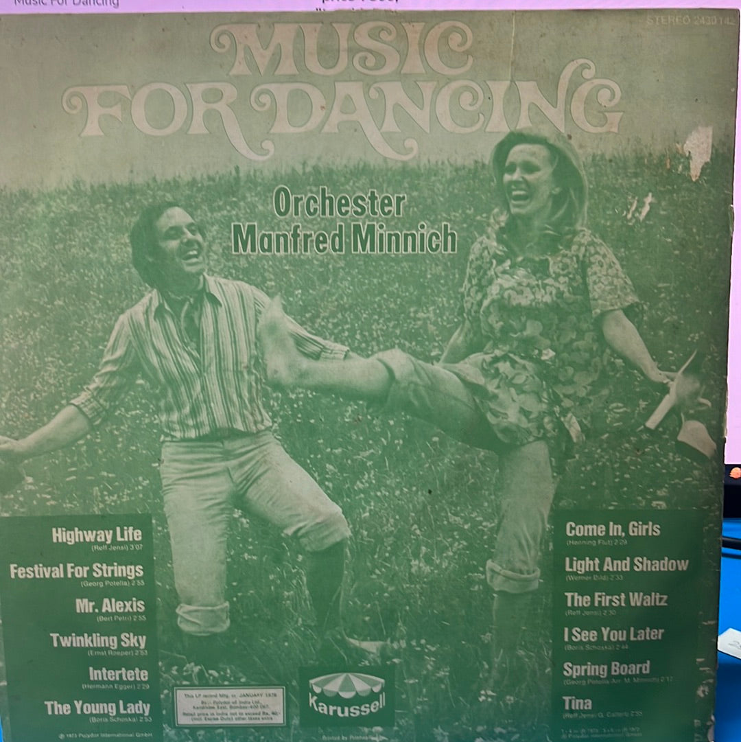 Manfred Minnich Orchestra  - Music For Dancing (Vinyl)