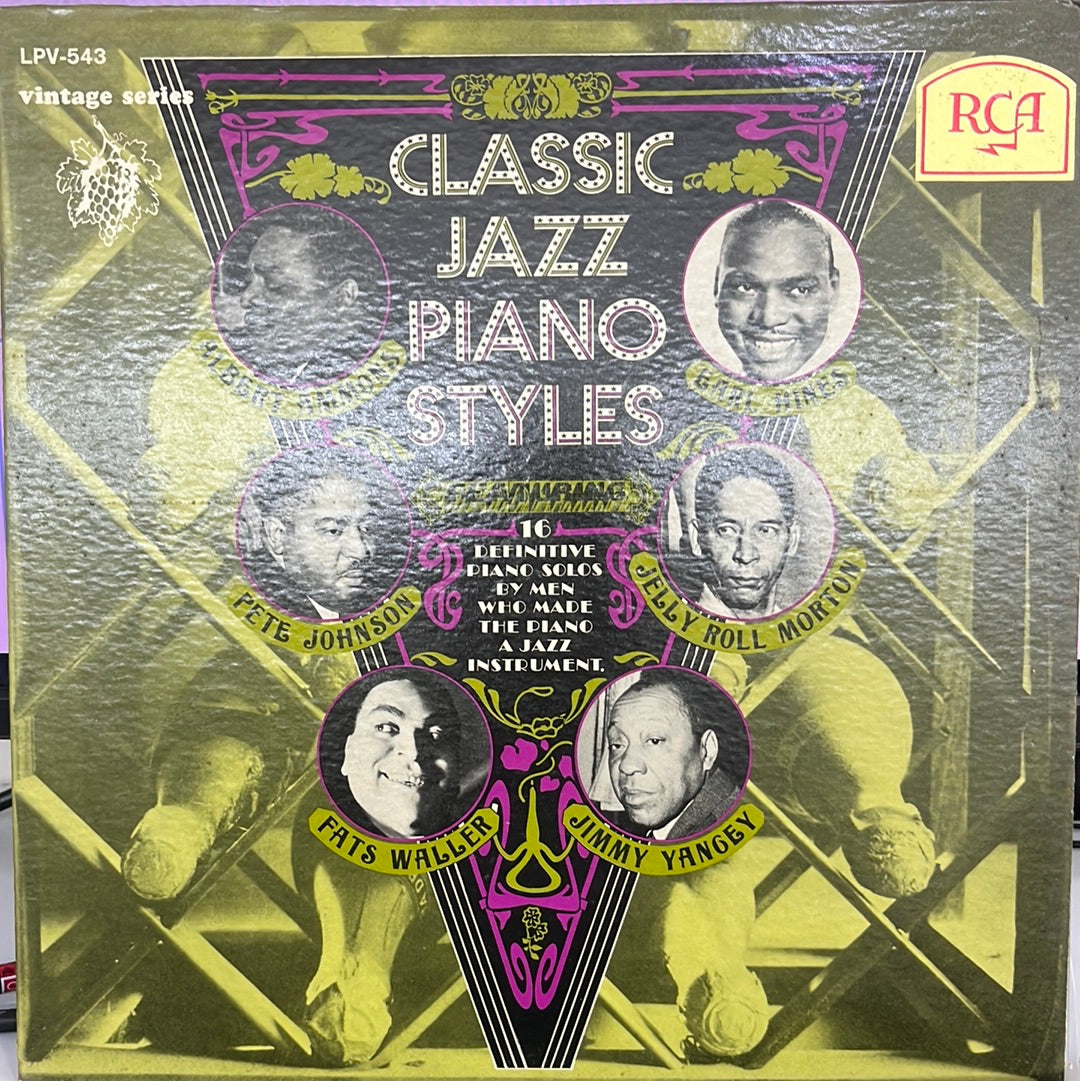 Various - Classic Jazz Piano Styles (Vinyl)