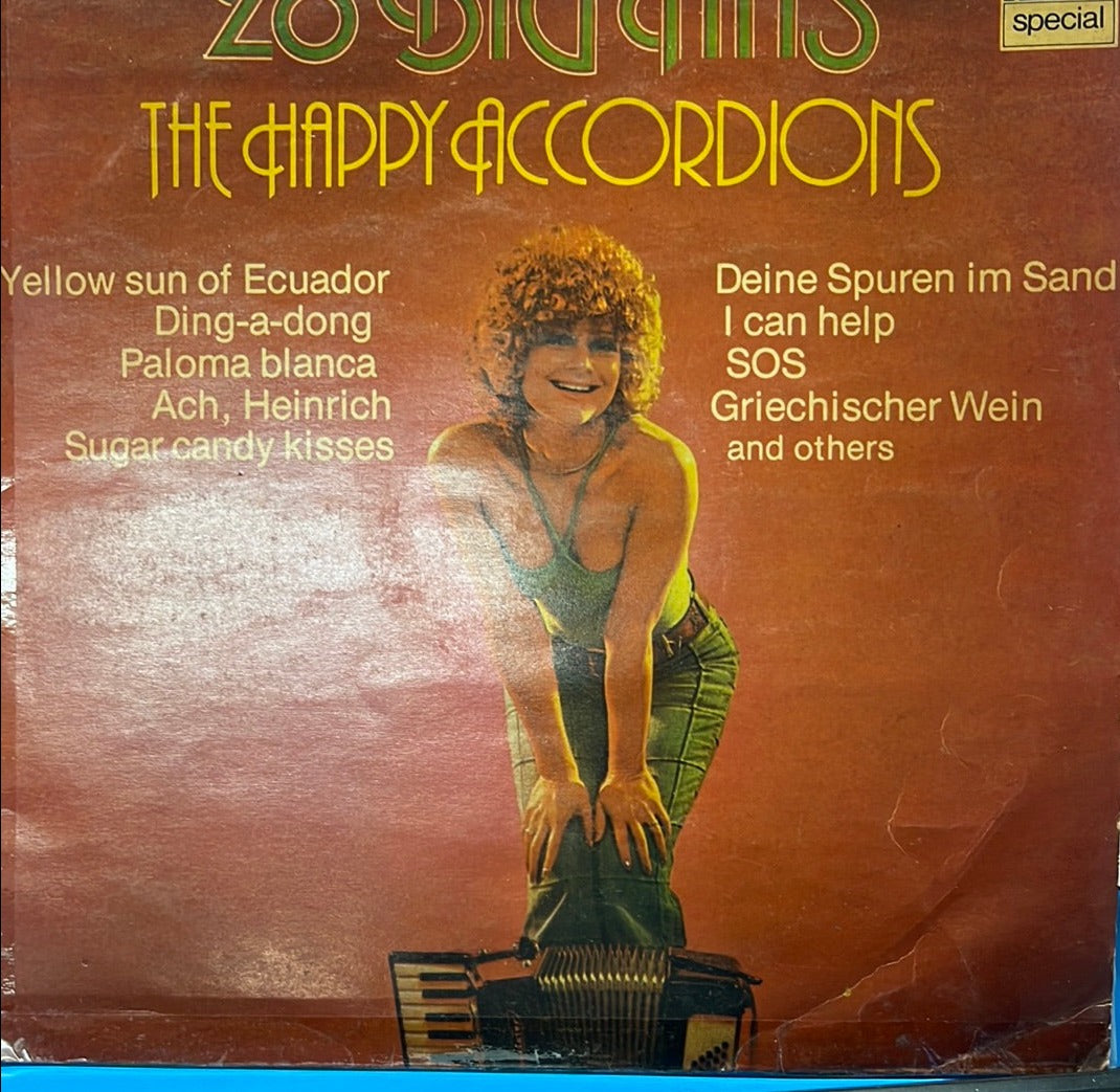 The Happy Accordions  - 28 Hits On The Accordion  (Vinyl)