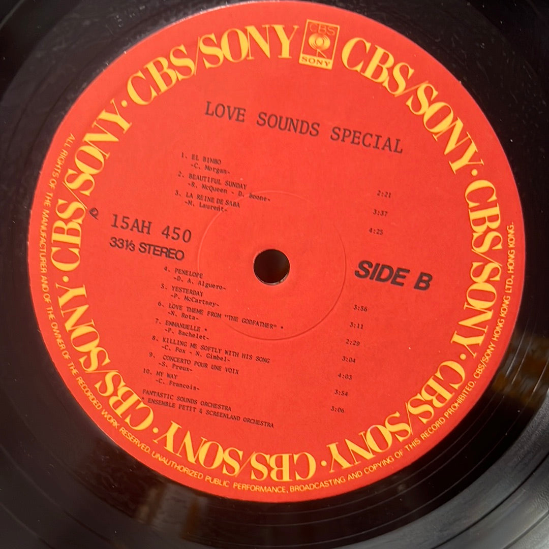 Ensemble Pette & Screenland Orchestra Fantastic Sounds Orechestra  - Love Sounds Special  (Vinyl)
