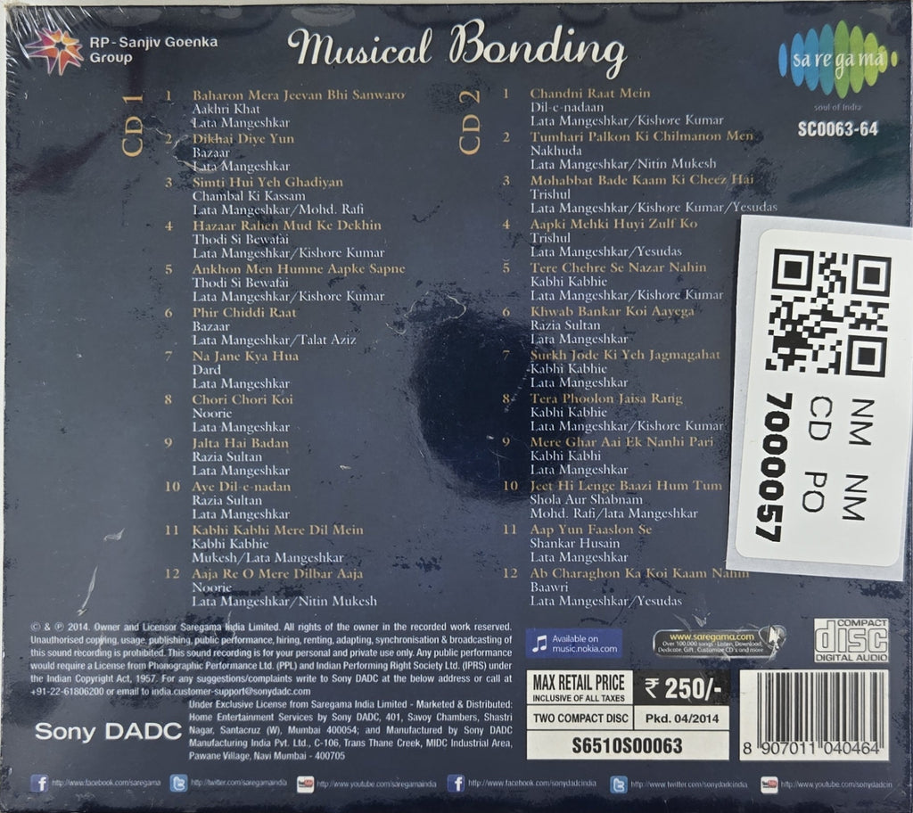 Lata Mangeshkar, Khayyam - Musical Bonding (CD) (2)