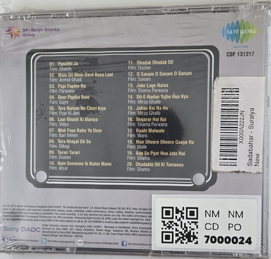 Suraiya - Sadabahar (CD)
