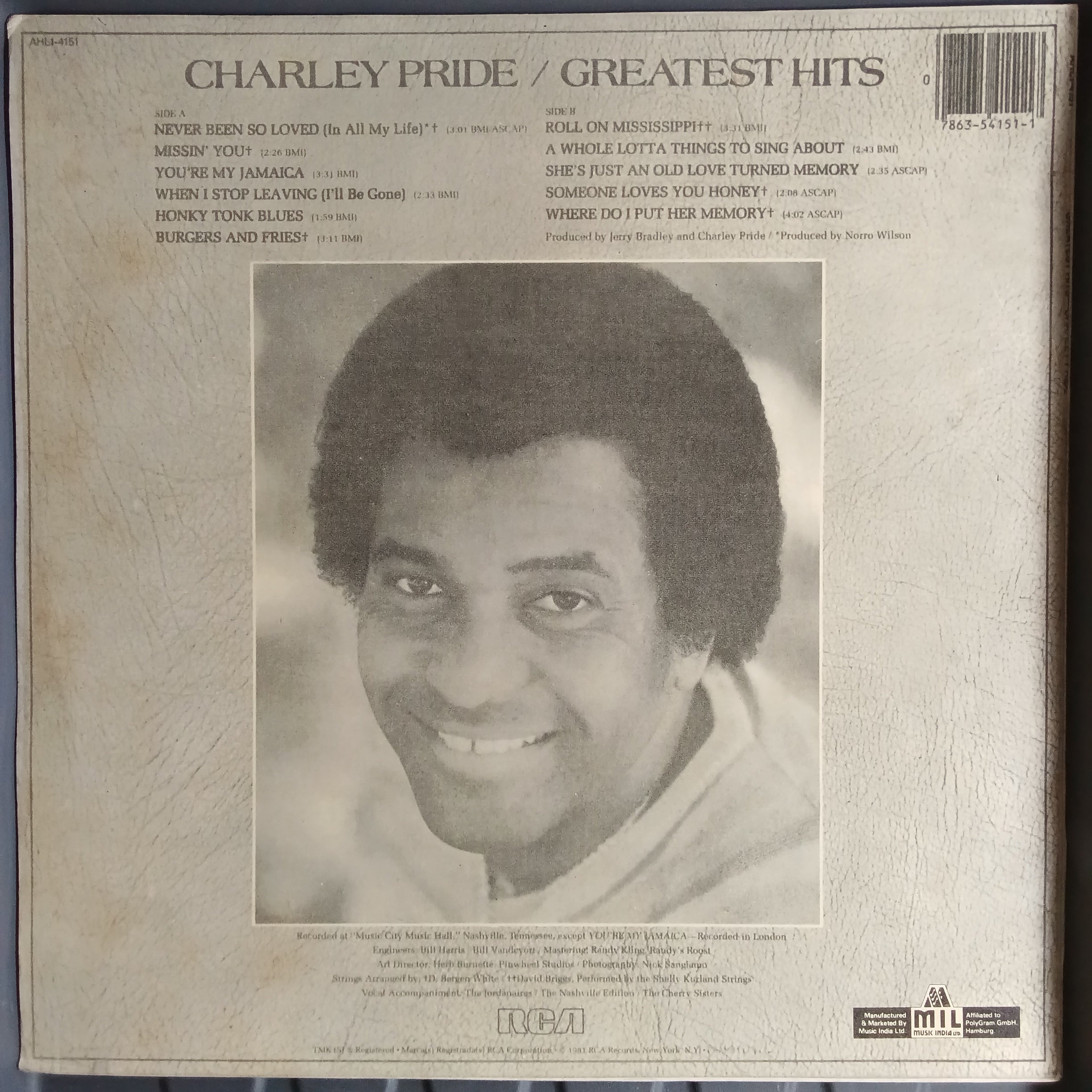 Charley Pride - Charley Prides Greatest Hits (Vinyl)