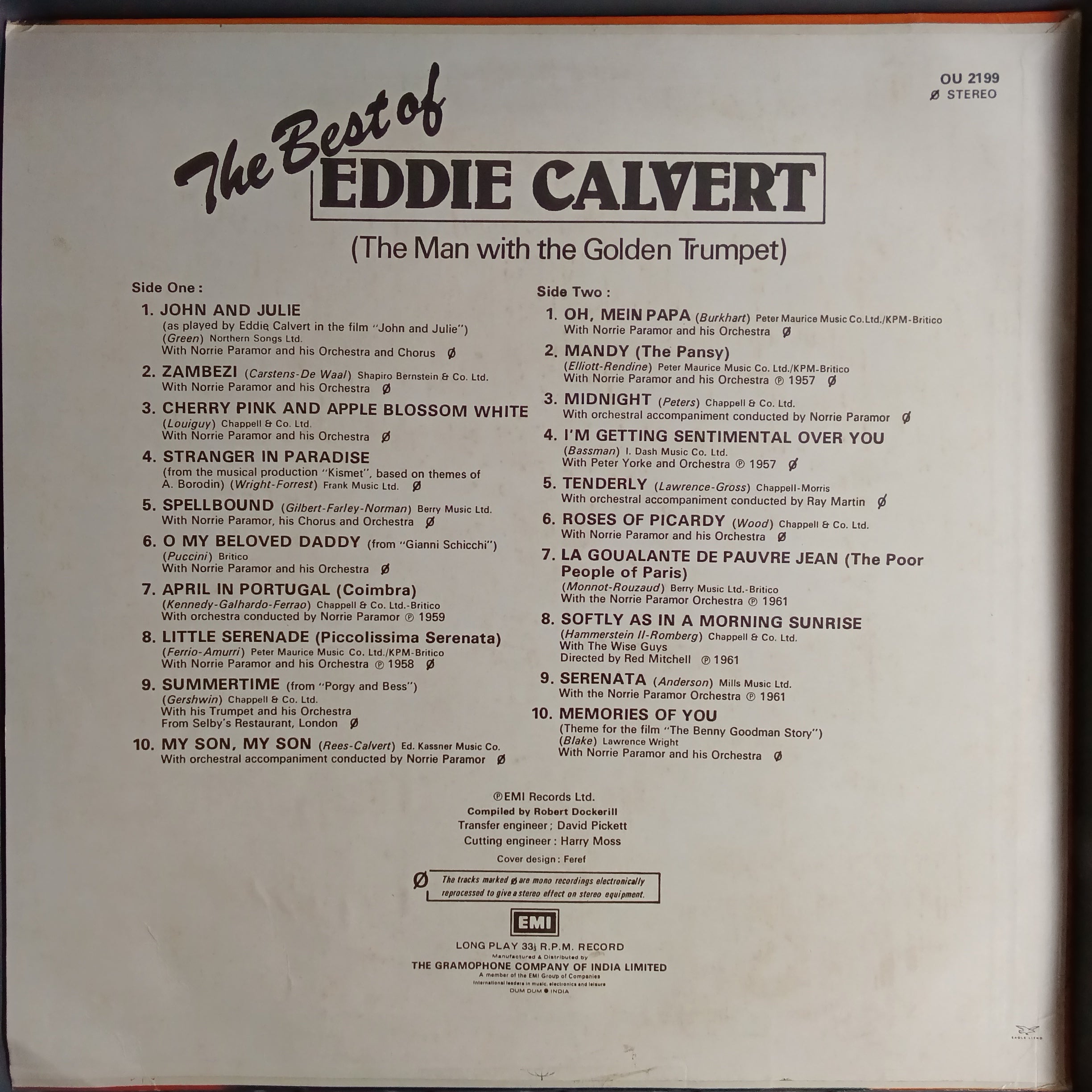 Eddie Calvert - The Best Of Eddie Calvert (Vinyl)