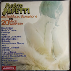 Fasuto Papetti - Fasuto Papetti And His Magic Saxophone Play 20 Magic World Hits (Vinyl)