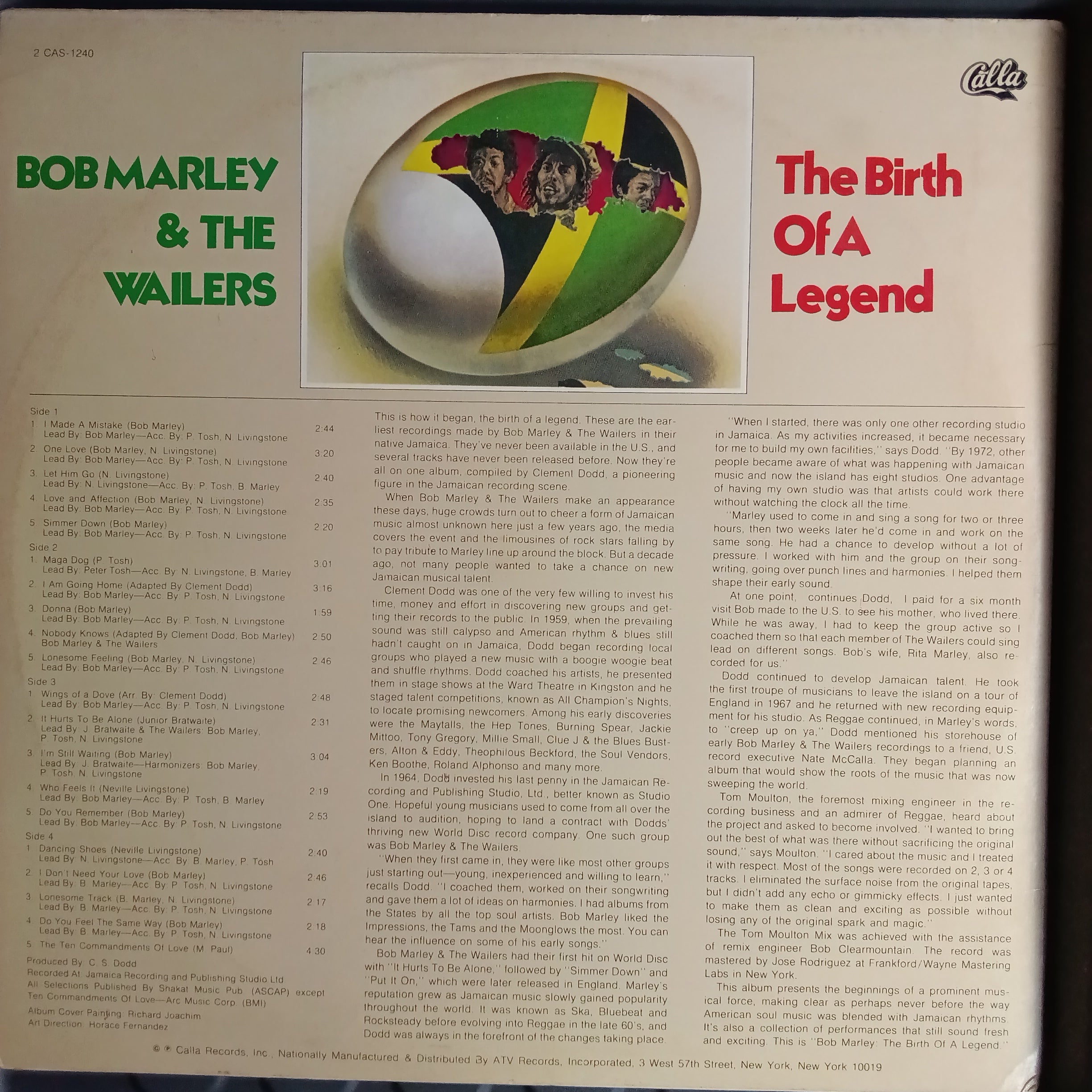 Bob Marley & The Wailers - The Birth Of A Legend (Vinyl) [2]