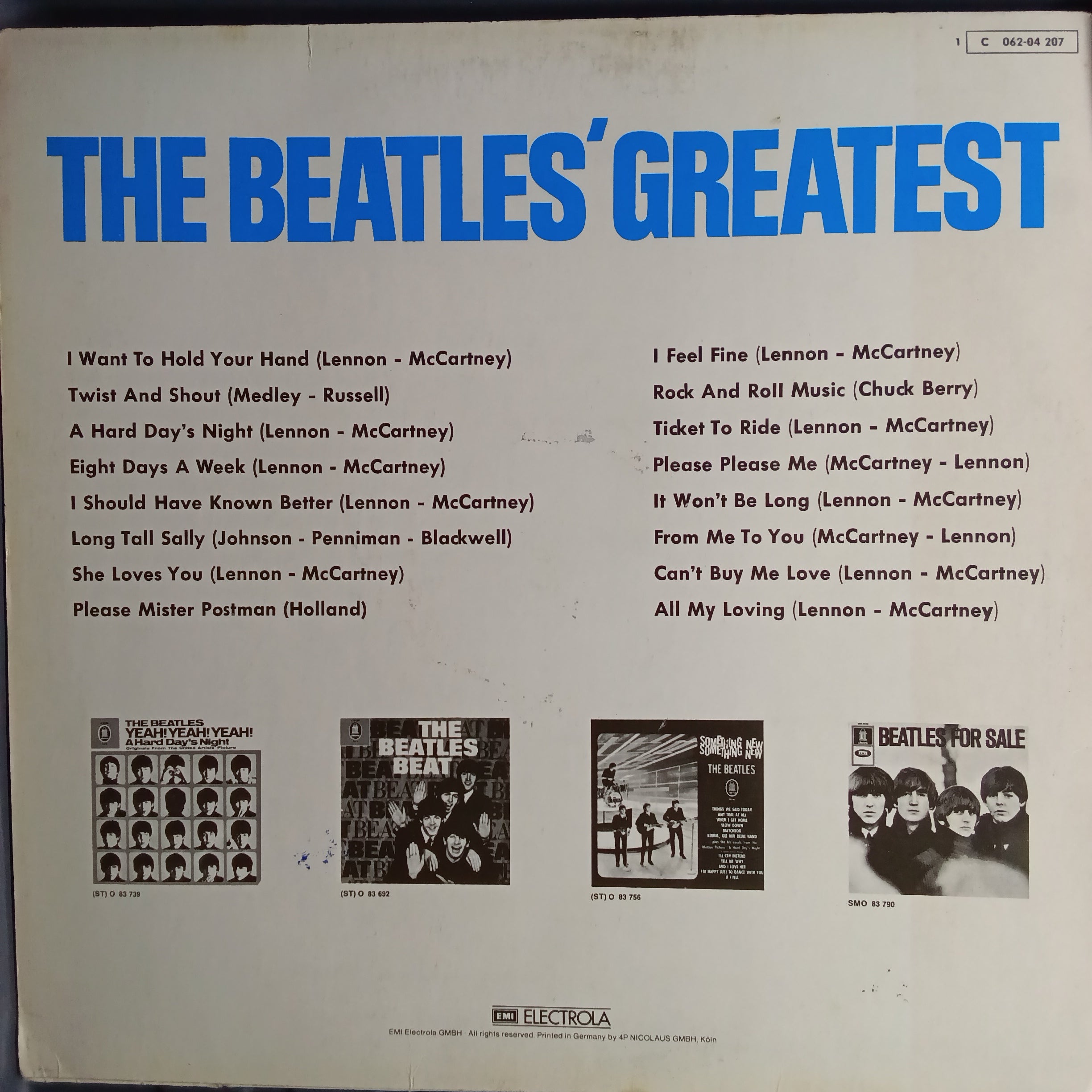 Beatles, The - The Beatles' Greatest (Vinyl)