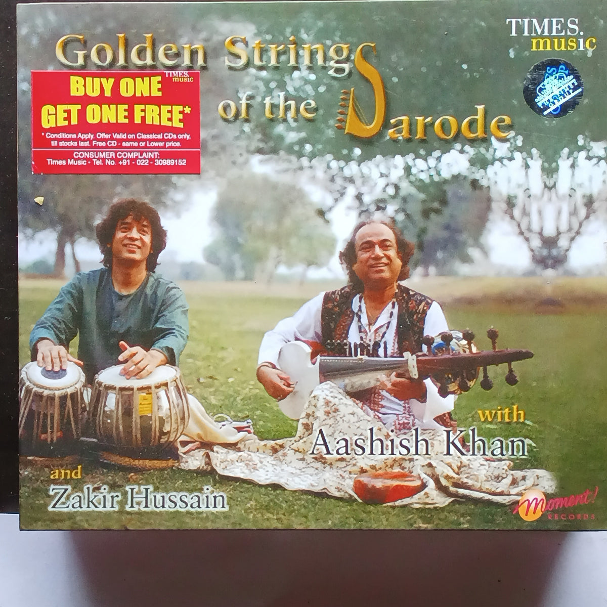 Aashish Khan  - Golden String Of The Sarode  (CD)