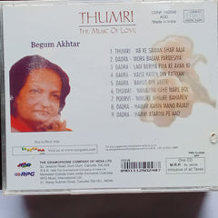 Begum Akhtar  - Thunri - The Music Of Love (CD)