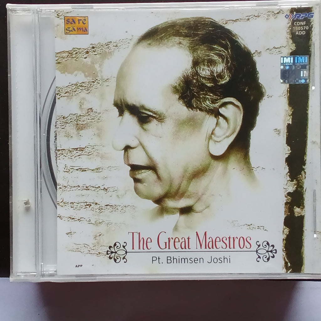Bhimsen Joshi  - The Great Maestros (CD)